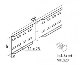 EHHCP100-HDG-Eurostrut-Horizontal Hinged Jointing Piece.jpg