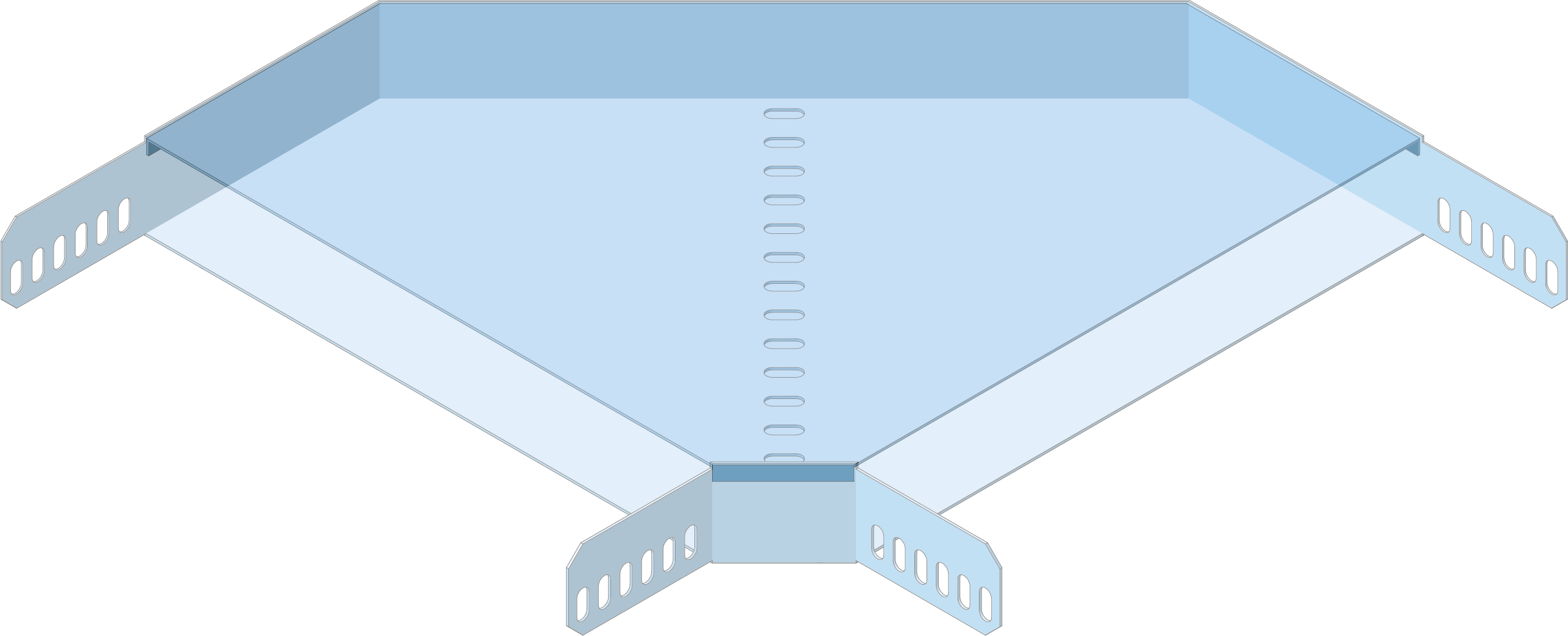 Cover Bend 90° Cable Tray ECTB-90 300mm SS304