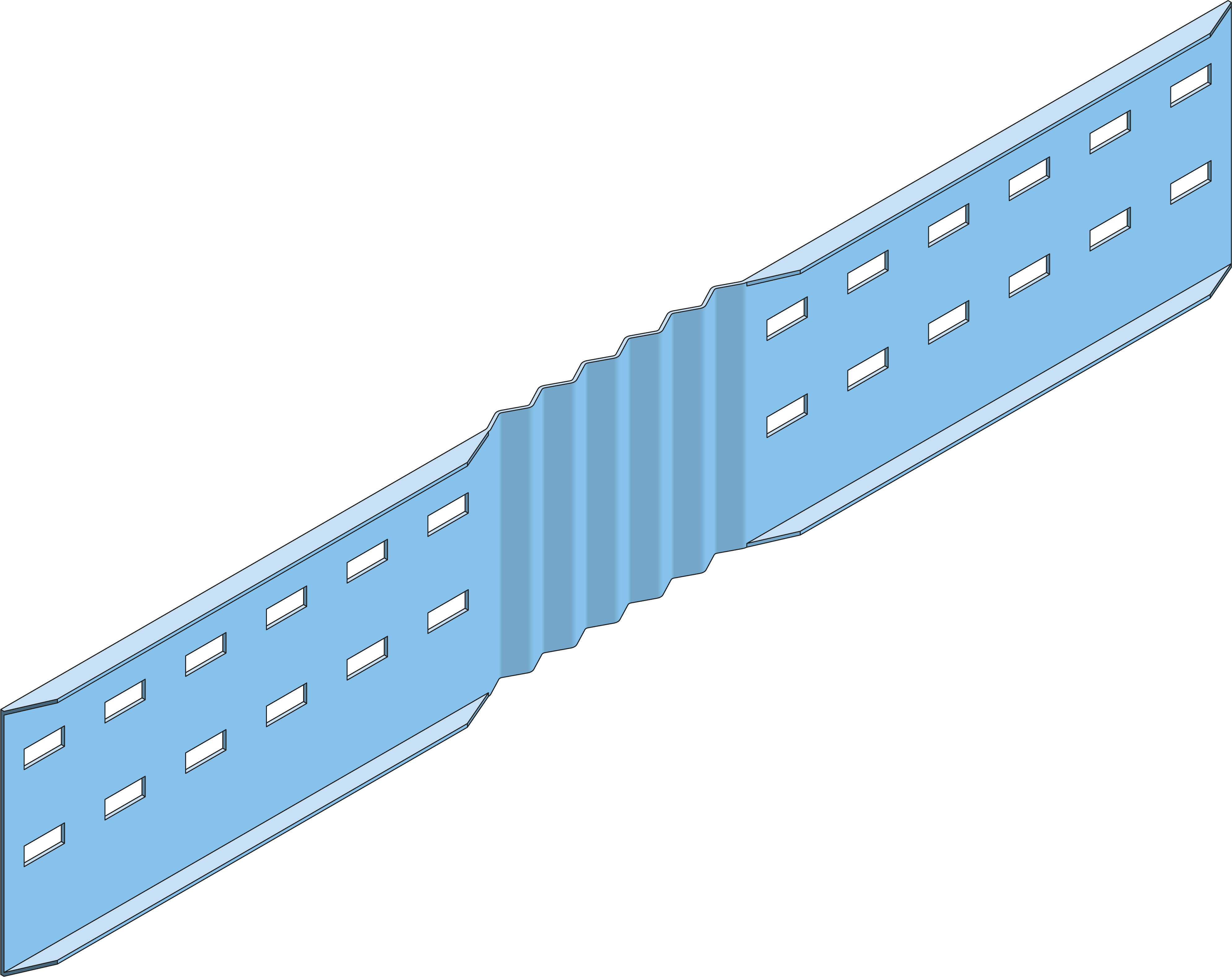 Expansion Coupler Plate Cable Ladder ECL150 HDG