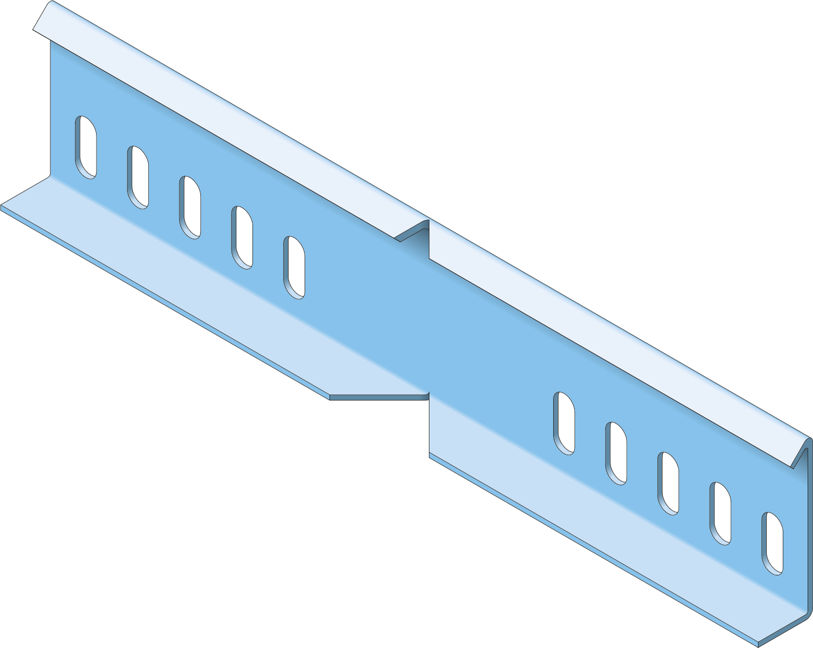 Horizontal Coupler Plate Cable Tray ECT60 HDG
