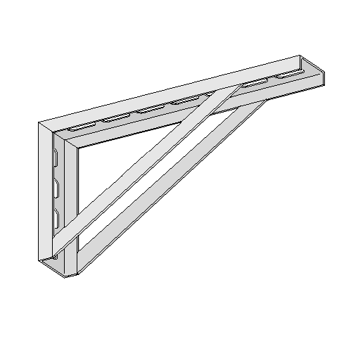 Draagarm Muur Heavy Duty 350/550mm HDG
