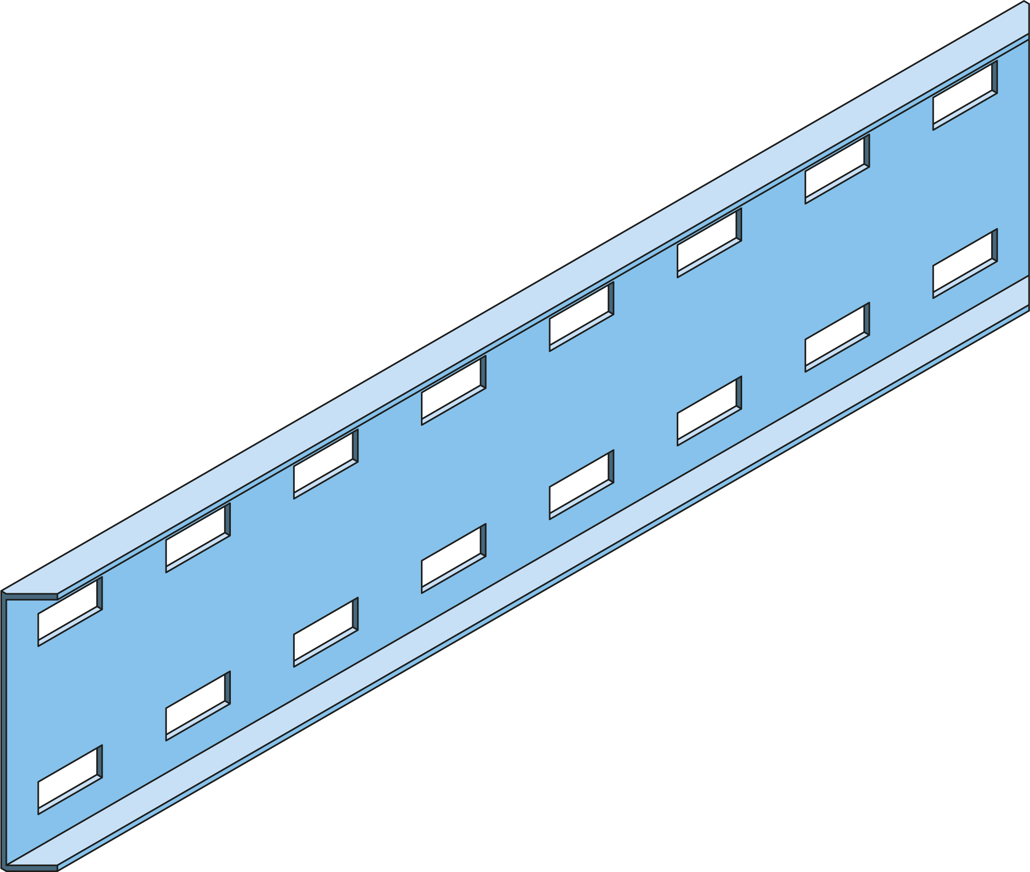 Coupler Plate Cable Ladder ECL100 HDG