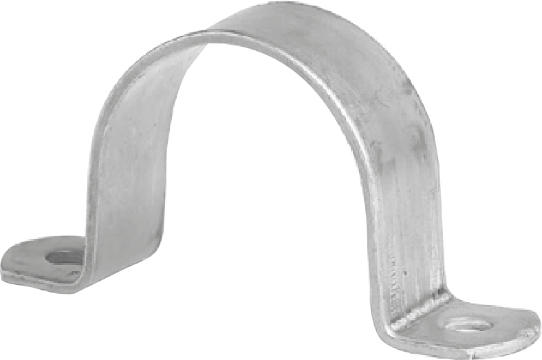 One Piece Pipe Clamp 70mm / HDG
