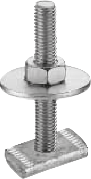Strut Draadeindmoer M10x30mm EG