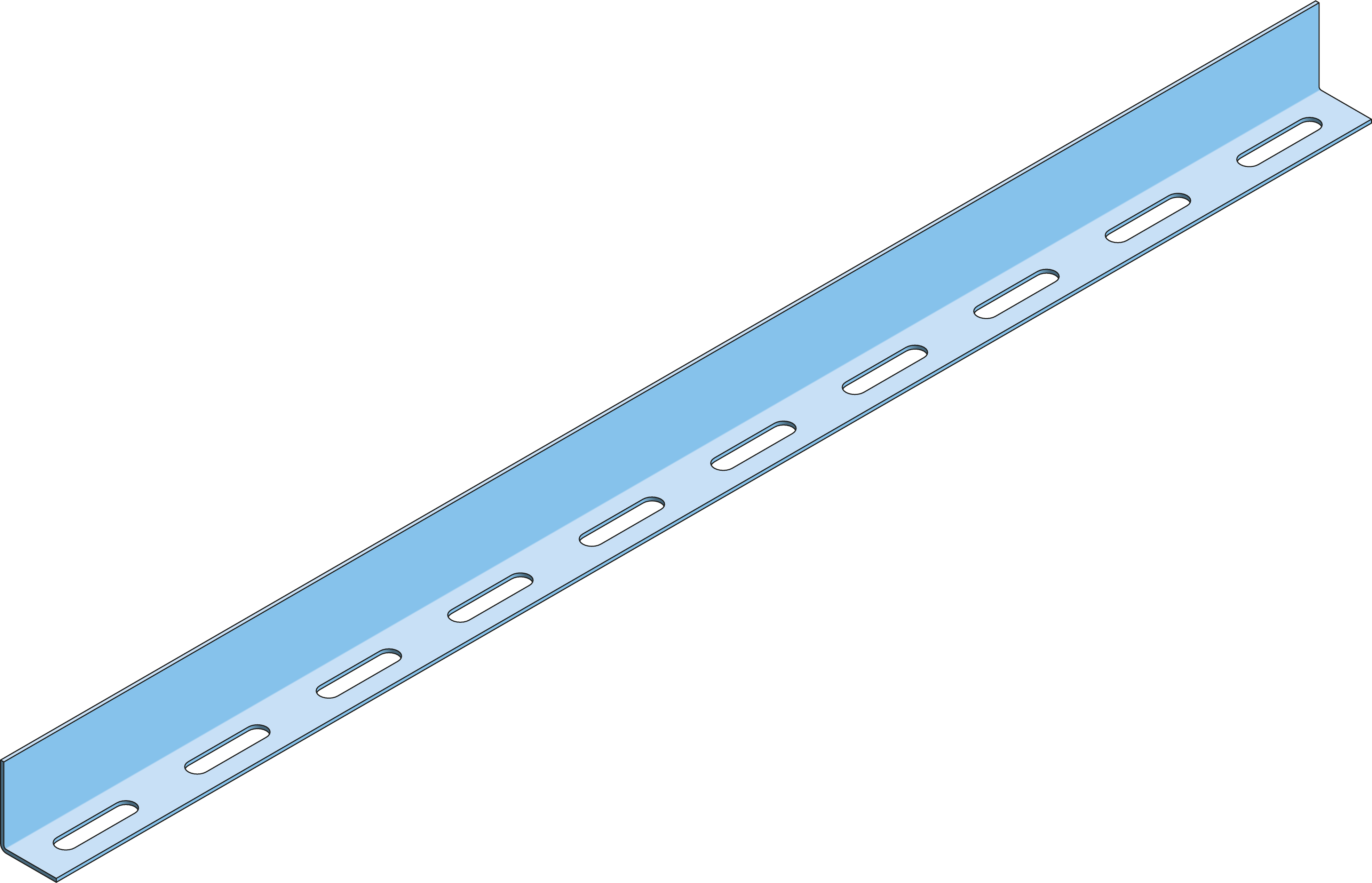 Scheidingsschot Recht Kabelladder ECL60 TV