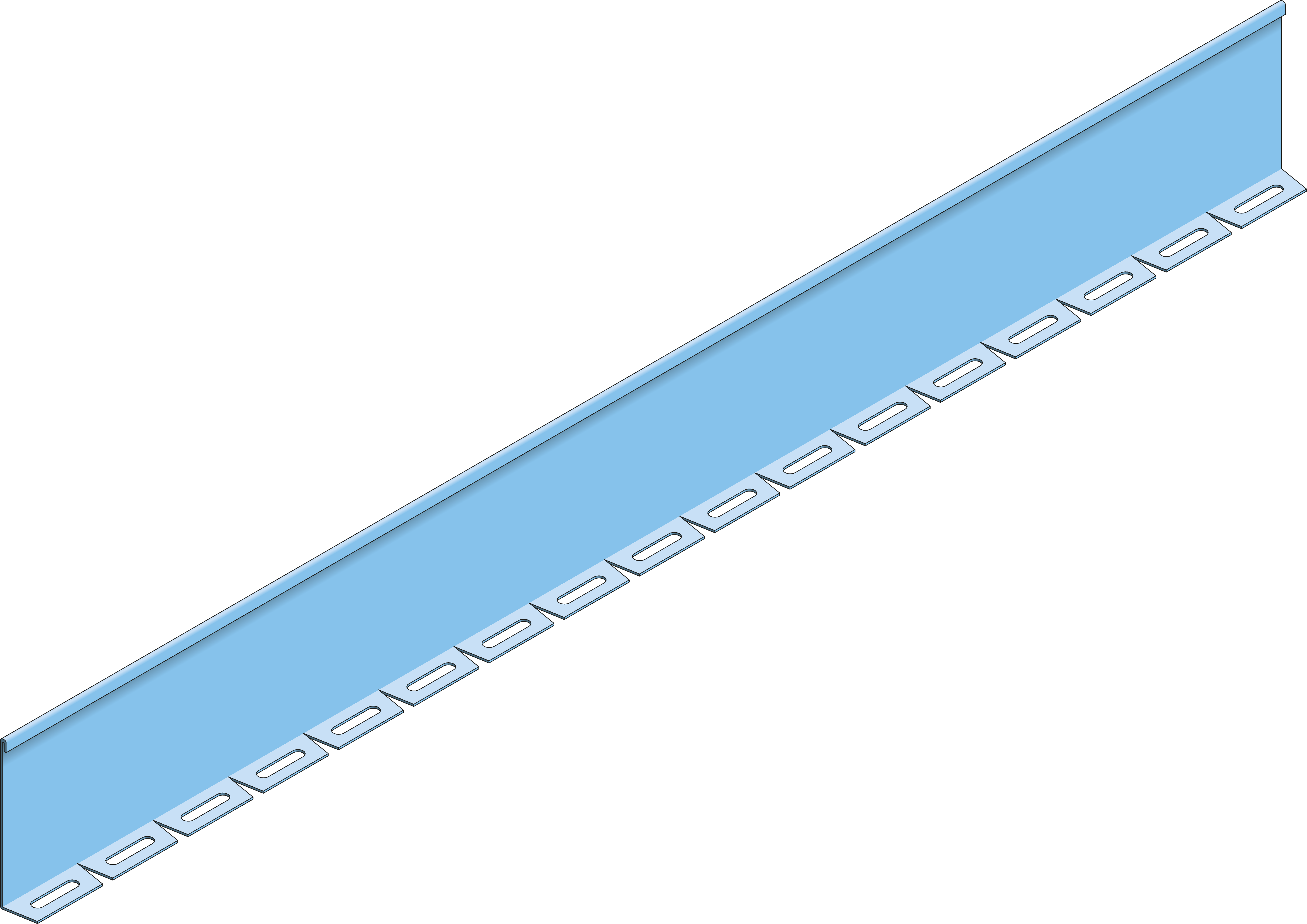 Divider Cable Ladder ECL150 Bendable HDG