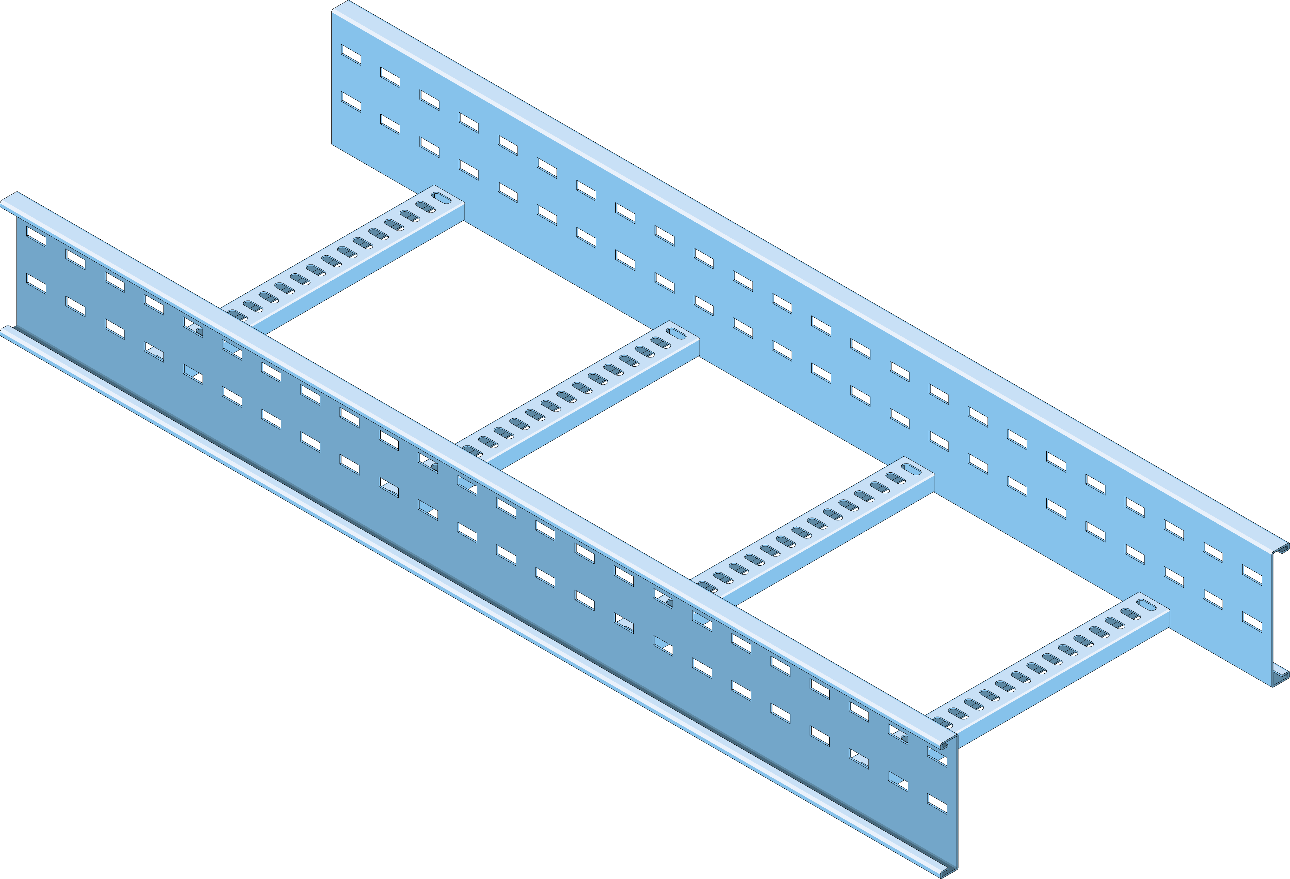 Cable Ladder 900mm HDG