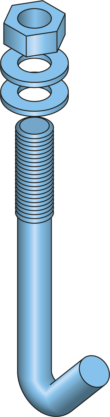 Hook Bolt Cover Clamp Cable Ladder ECL60 SS304