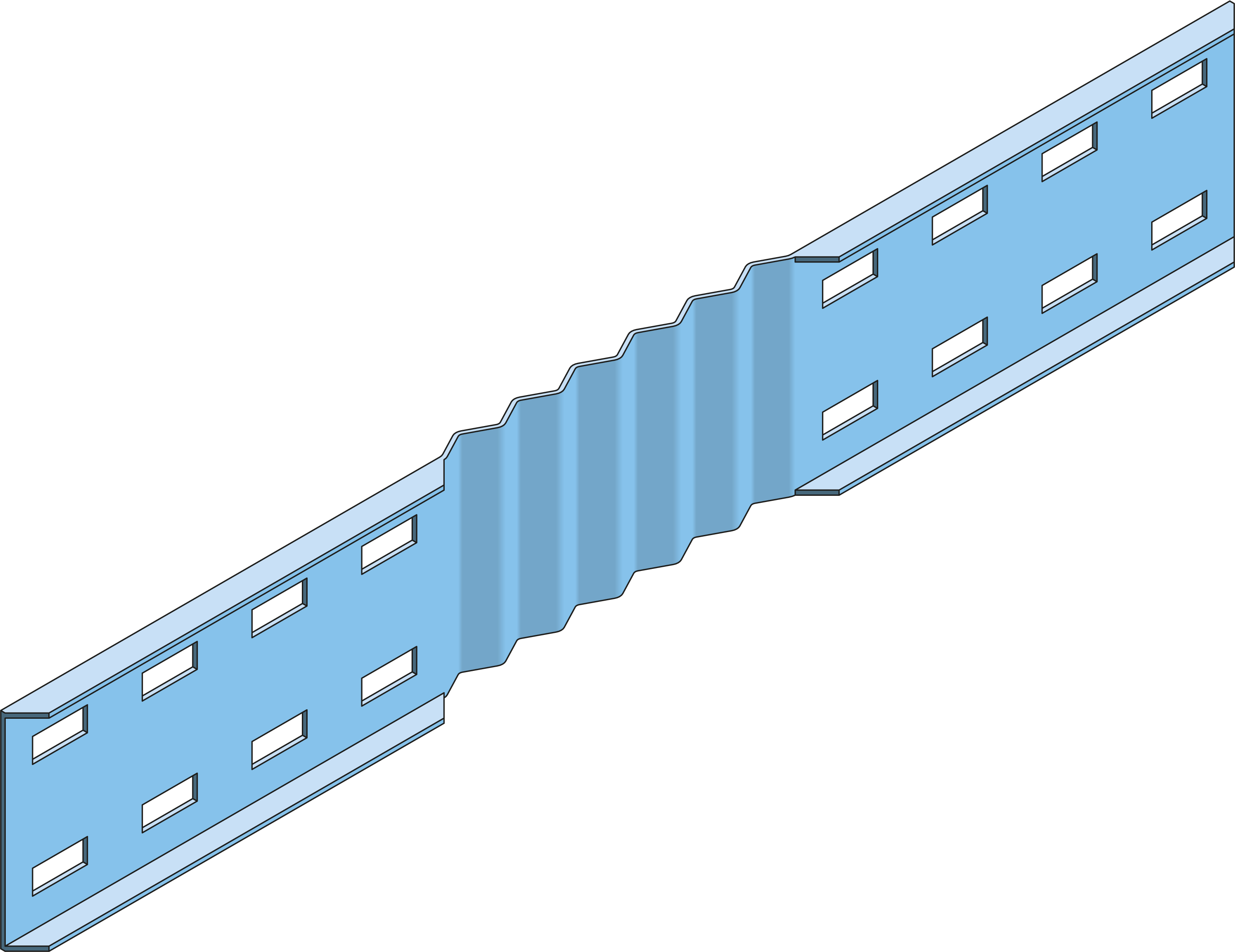 Expansie Koppelplaat Kabelladder ECL100 TV