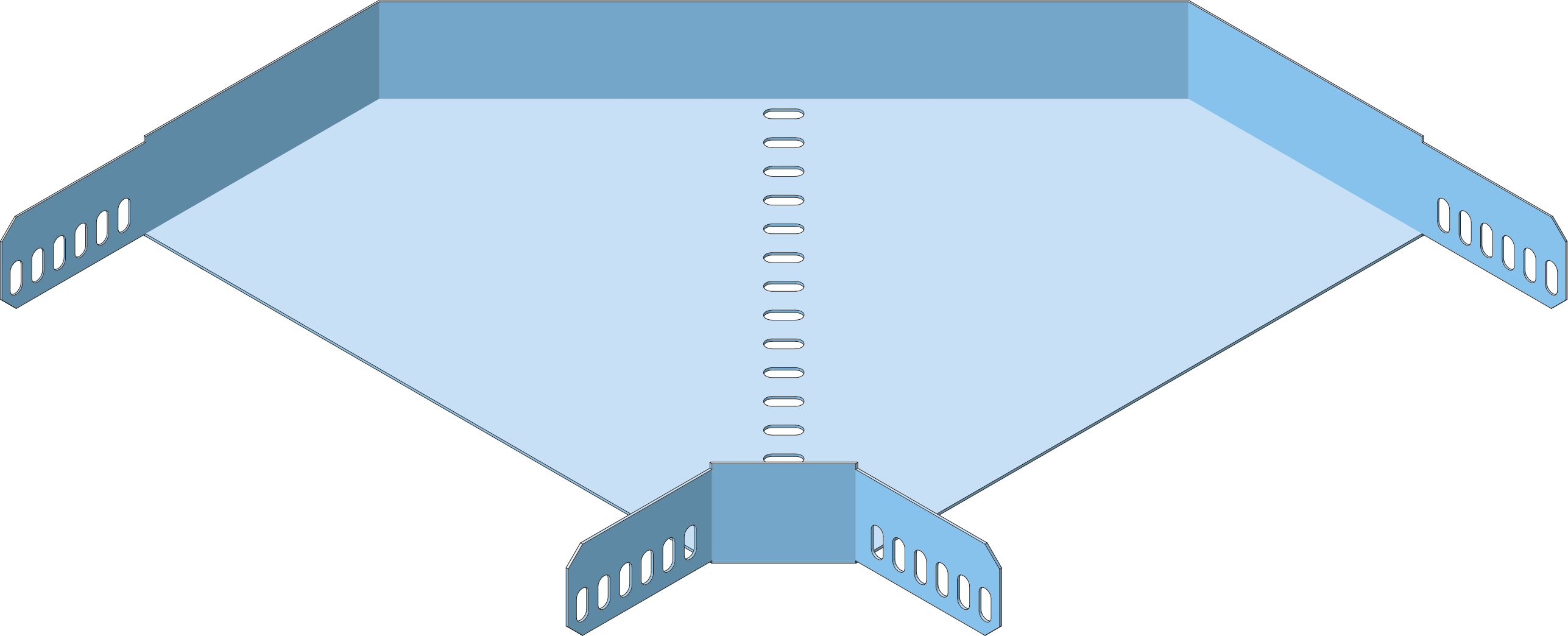 Bend 90° Cable Tray ECT60 100mm HDG