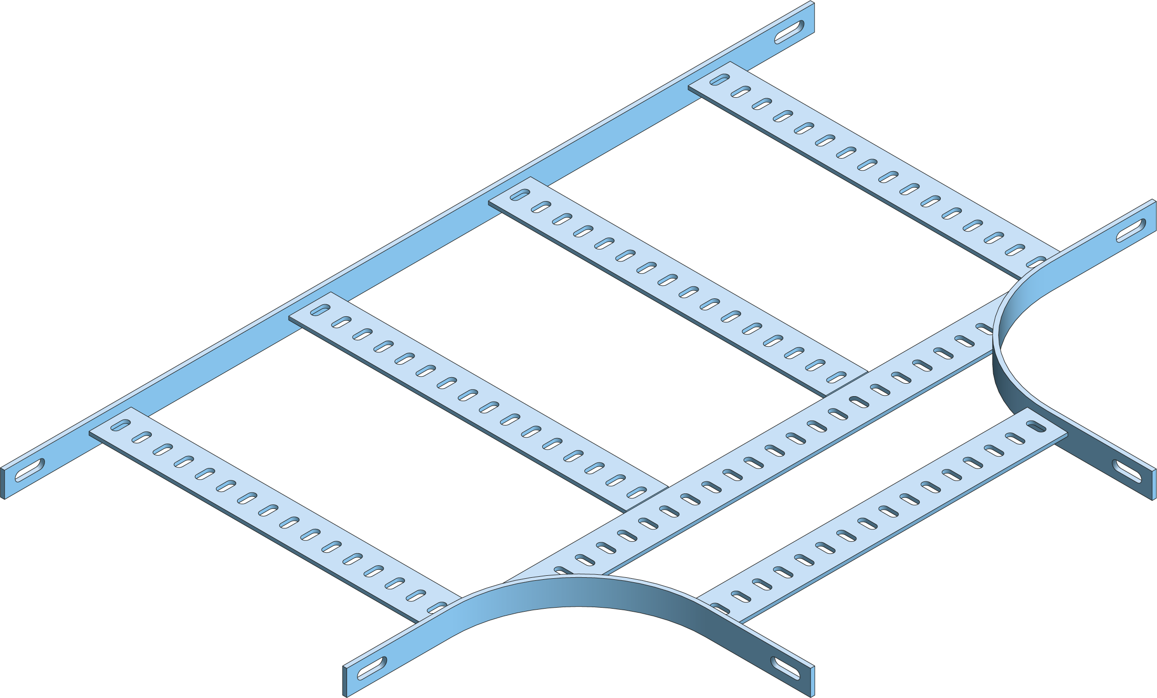 T-stuk Scheepsladder 500mm TV