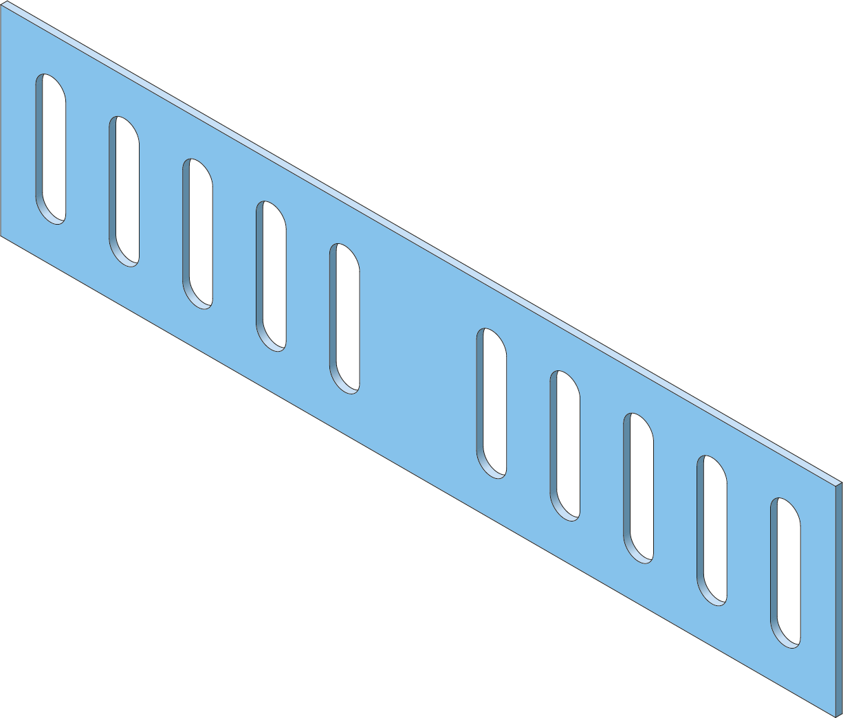 Verloopstuk Recht Cable Tray ECT60 HDG