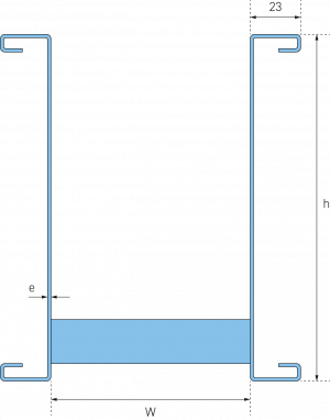 Eurostrut_ECL150_Cable Ladder_AFMETINGEN_02