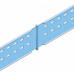 Eurostrut_EHHCP150_Coupler Plate Horizontal for Cable Ladder_HOOFDBEELD