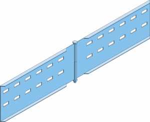 Eurostrut_EHHCP150_Coupler Plate Horizontal for Cable Ladder_HOOFDBEELD