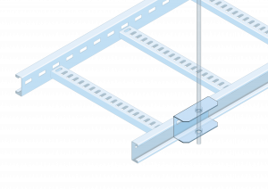 Eurostrut_EHRB60_Hanger Rod Bracket for Cable Ladder ECL_TOEPASSING