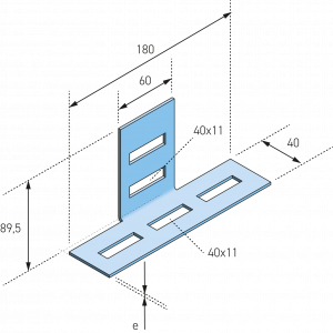 Eurostrut_EIFPMB100-150_Internal Fixing Point for Cable Ladder ECL_AFMETINGEN